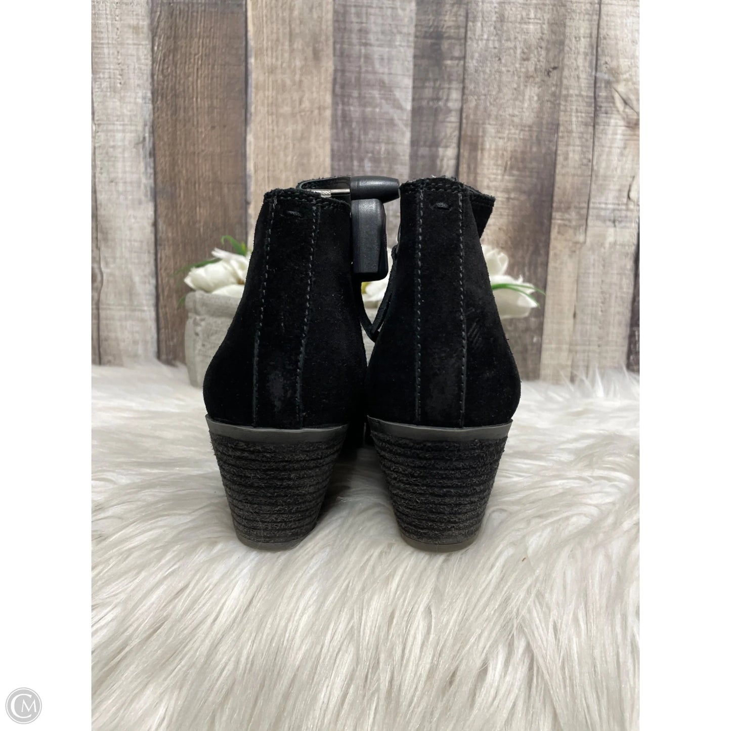 Boots Ankle Heels By Frye In Black, Size: 6