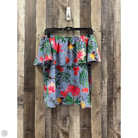 Top Short Sleeve By Charlie B In Multi-colored, Size: S