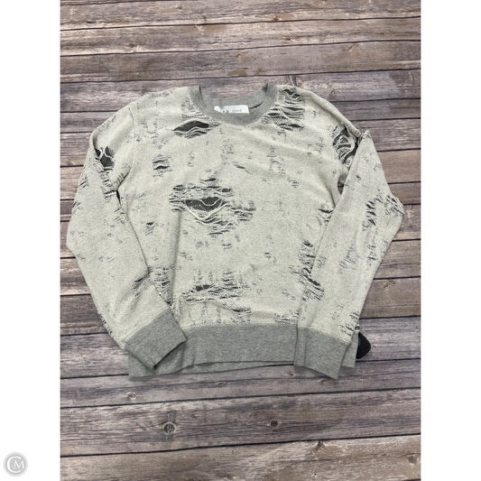 Top Long Sleeve By Cme In Grey, Size: S