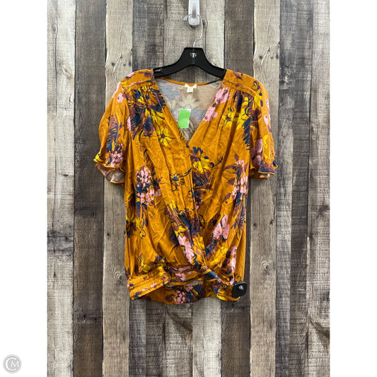 Top Short Sleeve By Tiny In Multi-colored, Size: M