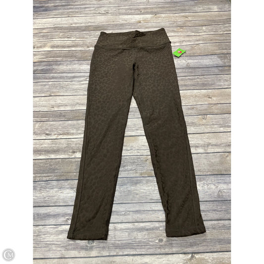 Athletic Leggings By Mono B In Brown, Size: M