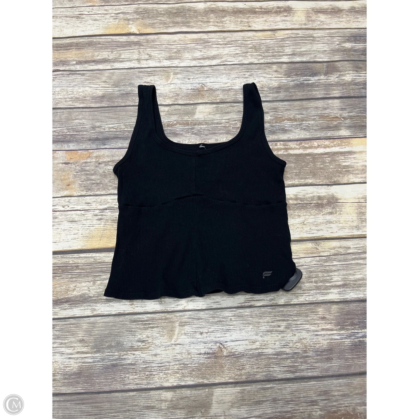 Athletic Tank Top By Fabletics In Black, Size: L