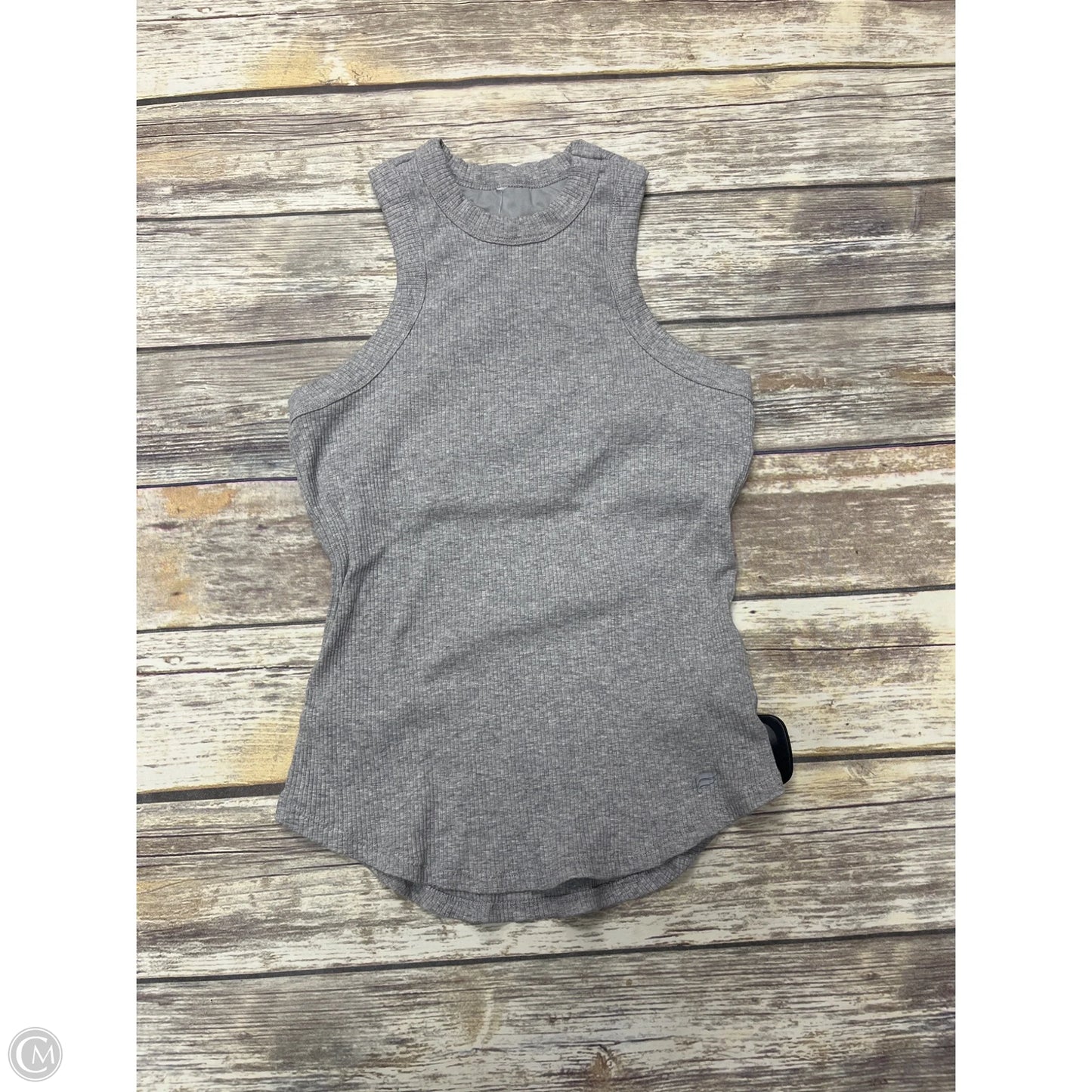 Athletic Tank Top By Fabletics In Grey, Size: M