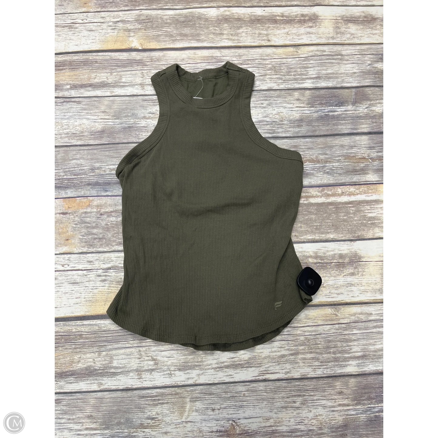 Athletic Tank Top By Fabletics In Green, Size: M