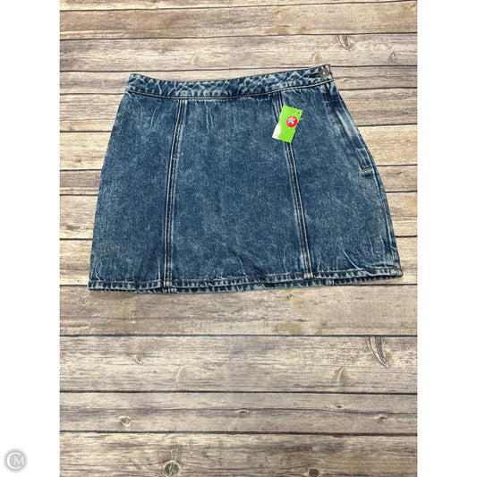 Skirt Mini & Short By American Eagle In Blue Denim, Size: 4