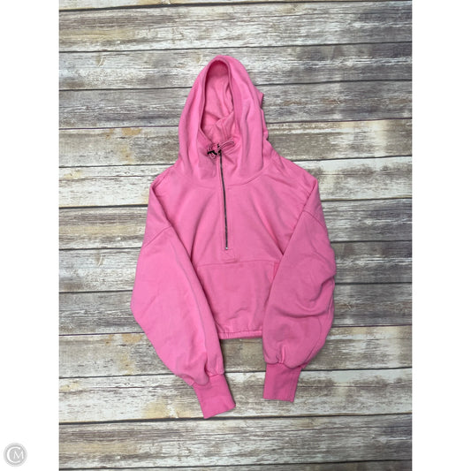 Sweatshirt Hoodie By Cmf In Pink, Size: M
