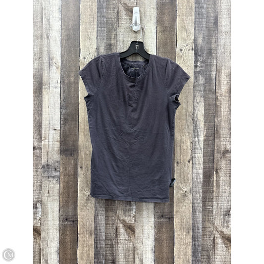 Top Short Sleeve By Pilcro In Grey, Size: M