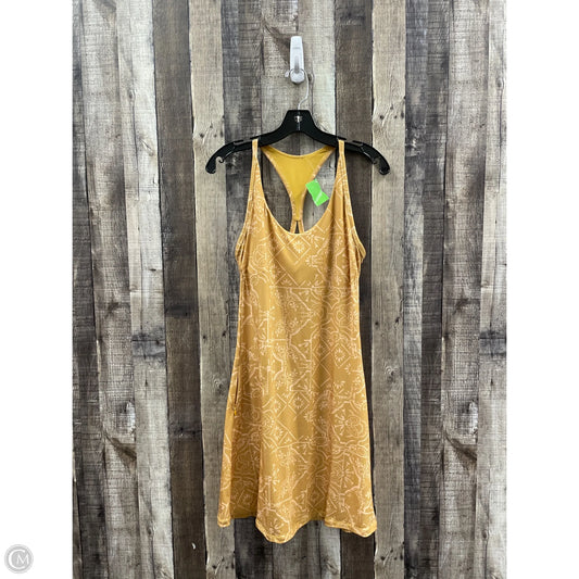 Athletic Dress By Prana In Gold, Size: M