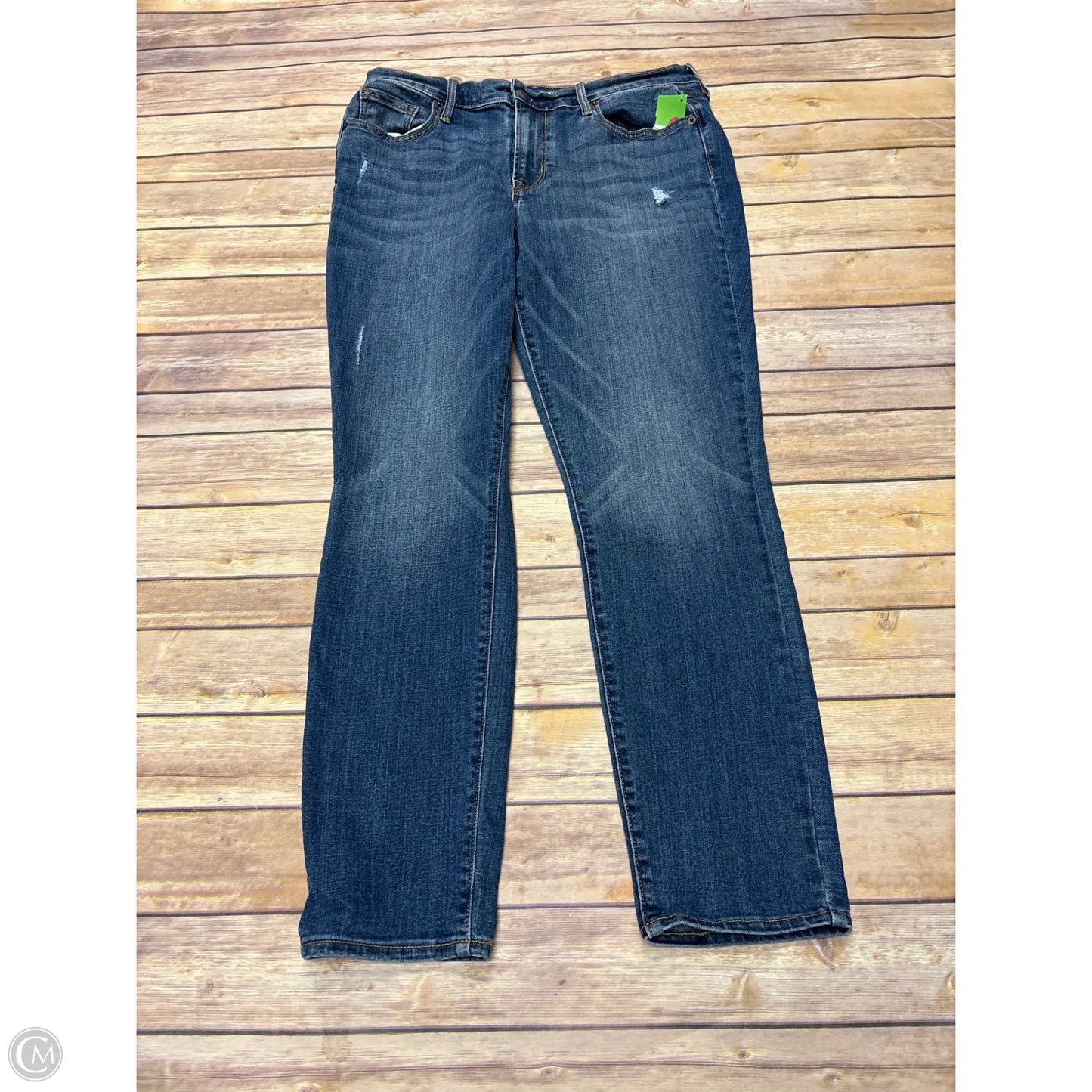 Jeans Straight By Old Navy In Blue Denim, Size: 8
