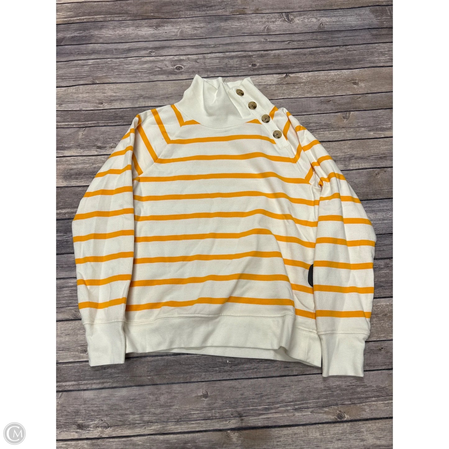 Top Long Sleeve By J. Crew In Yellow, Size: Xs