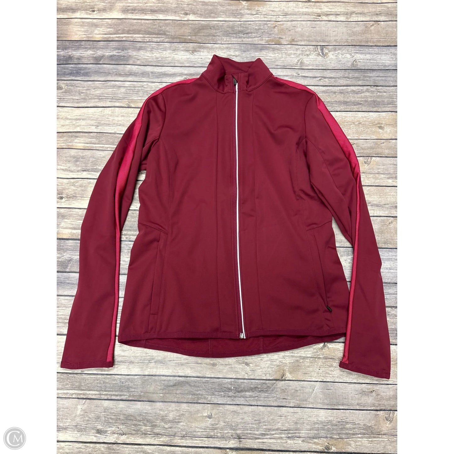 Athletic Jacket By Crane In Red, Size: L