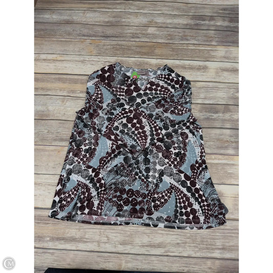 Top 3/4 Sleeve By Chicos In Multi-colored, Size: L