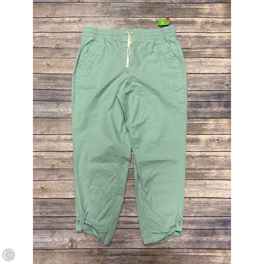 Pants Cropped By Talbots In Green, Size: L