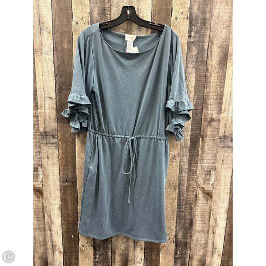 Dress Casual Midi By Allie Rose In Blue, Size: M
