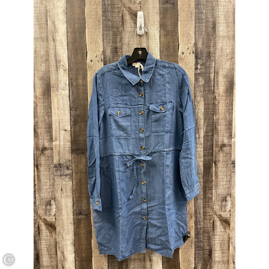 Dress Casual Short By Hem & Thread In Blue, Size: S