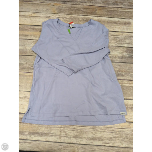 Top 3/4 Sleeve By Orvis In Purple, Size: M