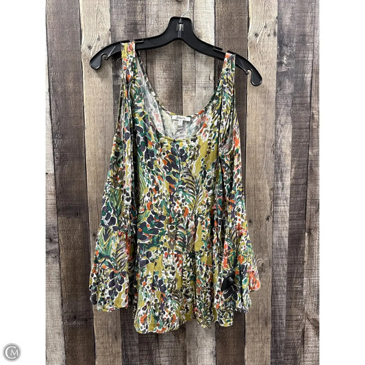 Top Sleeveless By Jodifl In Multi-colored, Size: L