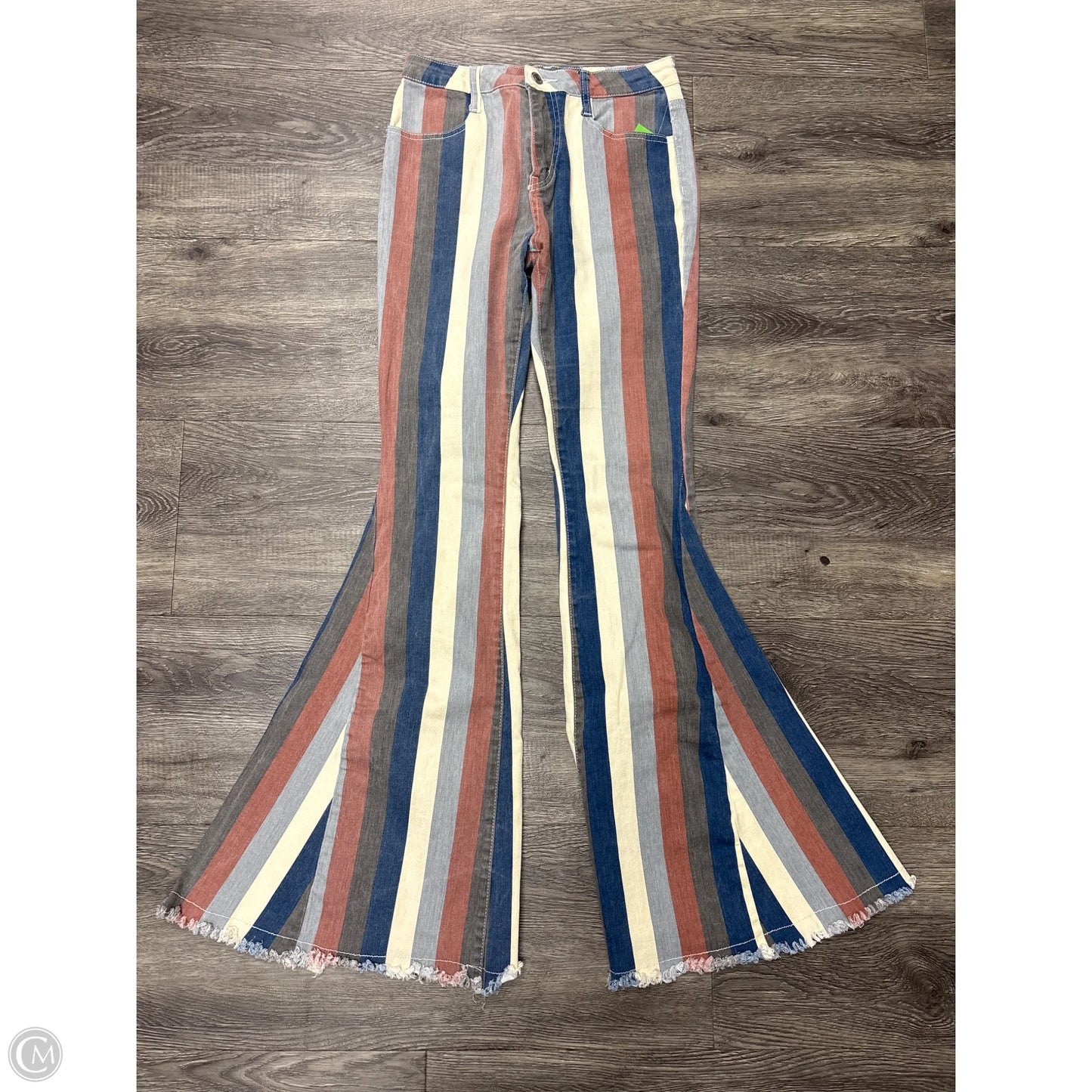 Jeans Flared By Altard State In Striped Pattern, Size: M