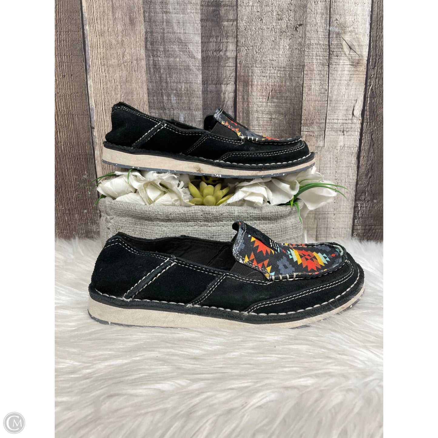 Shoes Flats By Ariat In Black, Size: 6.5