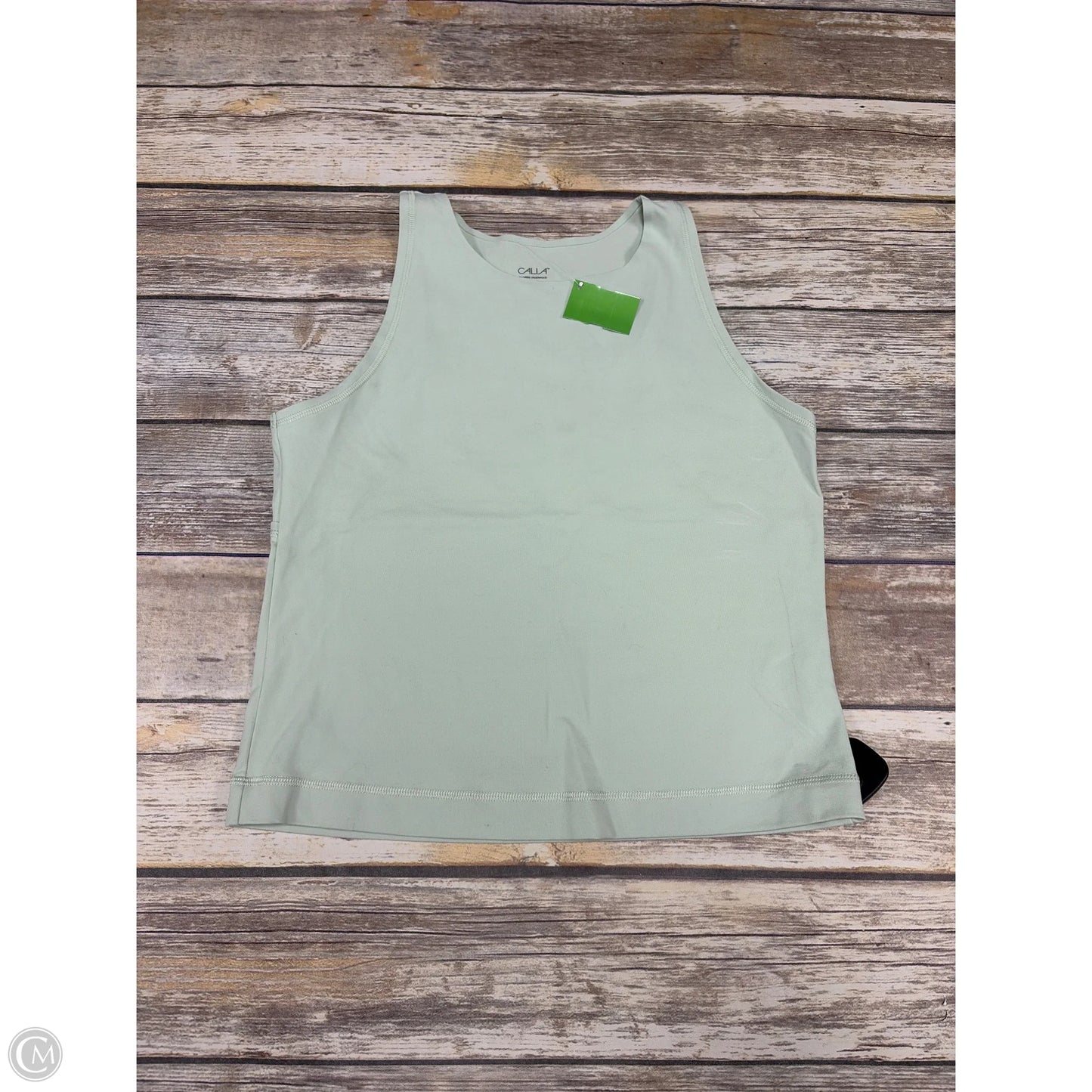 Athletic Tank Top By Calia In Green, Size: L