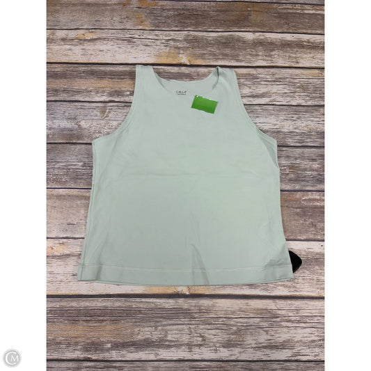 Athletic Tank Top By Calia In Green, Size: L