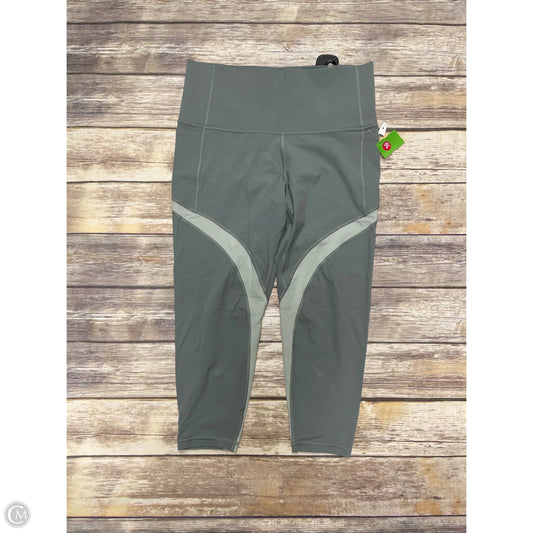 Athletic Leggings By Athleta In Green, Size: 1x