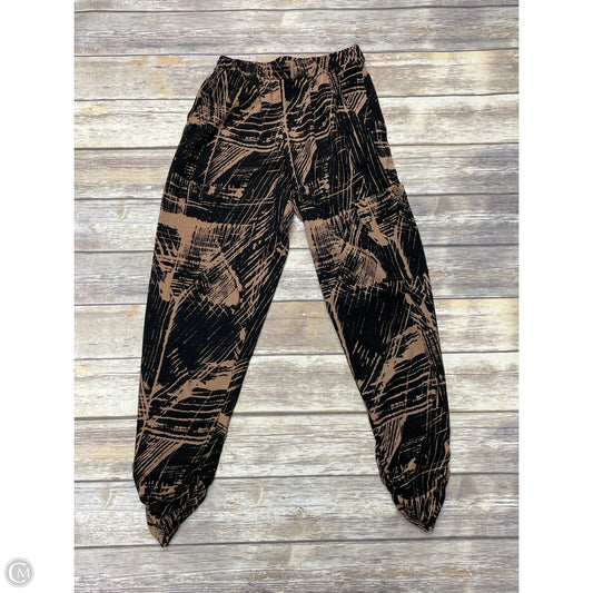Pants Joggers By Antthony In Black & Gold, Size: S