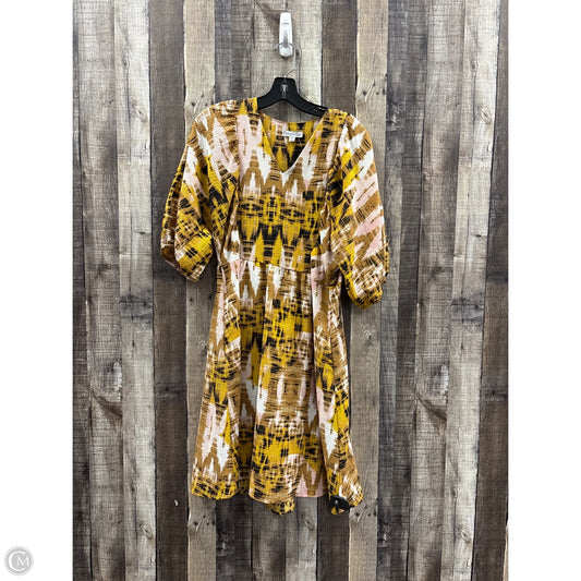 Dress Casual Short By Ophelia Roe In Multi-colored, Size: S