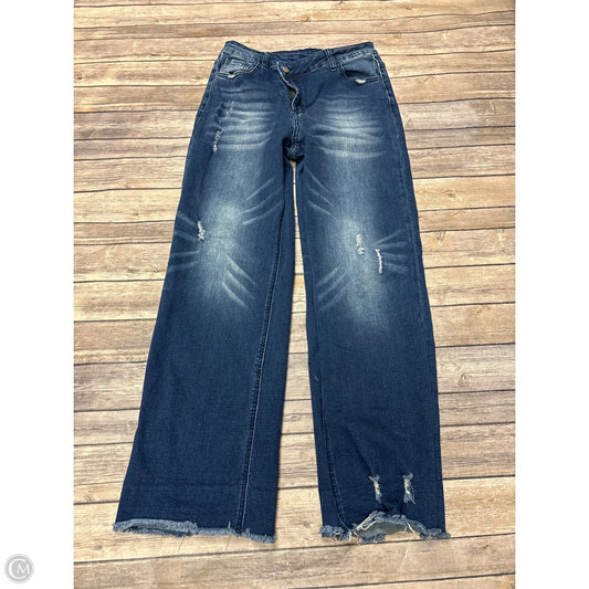 Jeans Wide Leg By Cmf In Blue Denim, Size: 8