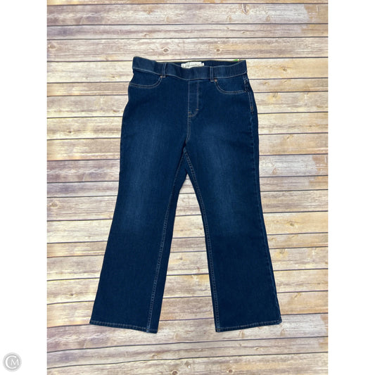 Jeans Straight By Soft Surroundings In Blue Denim, Size: Lp