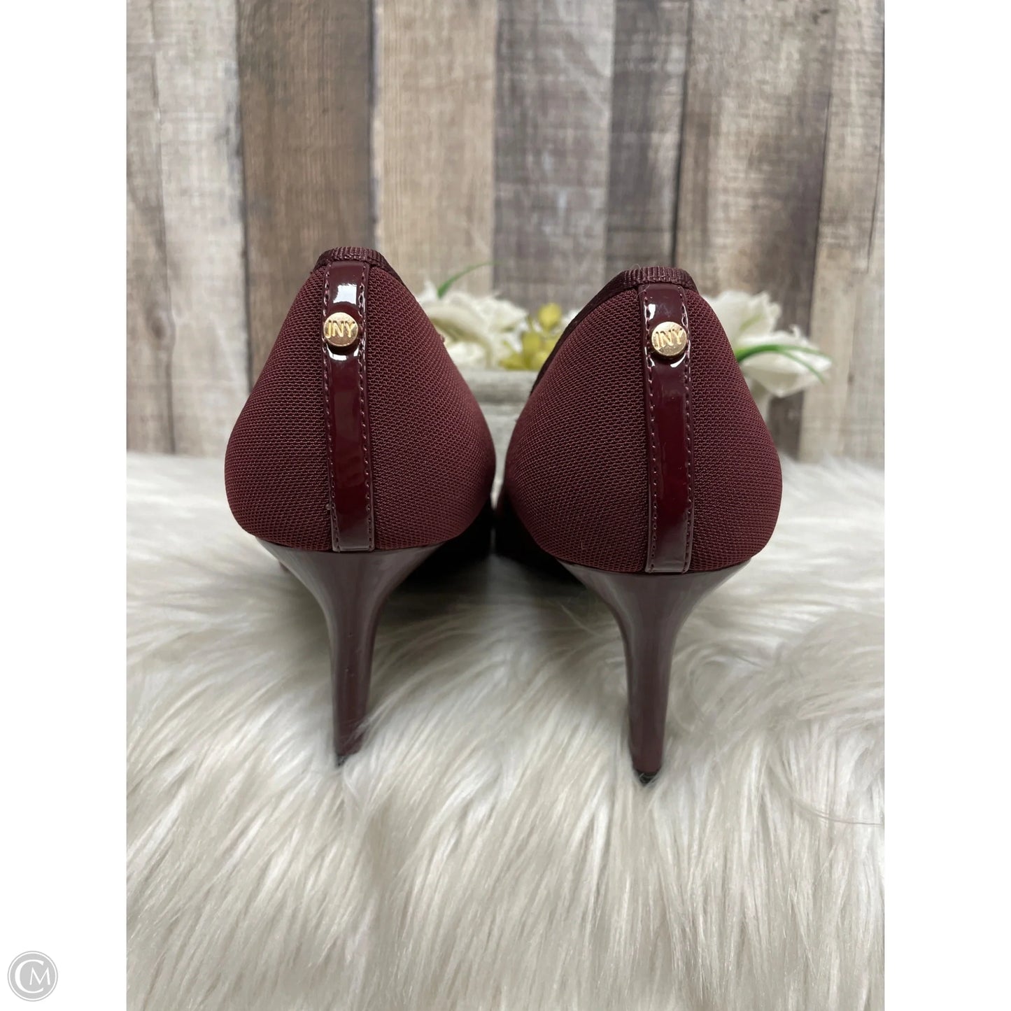 Shoes Heels Stiletto By Jones New York In Maroon, Size: 7.5