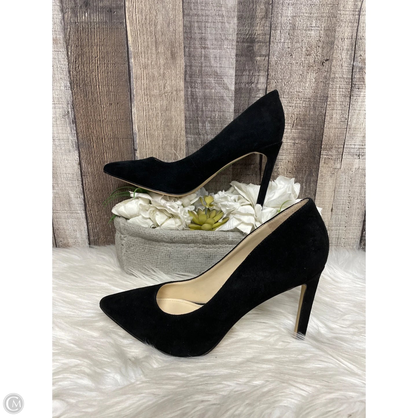 Shoes Heels Stiletto By Nine West In Black, Size: 8