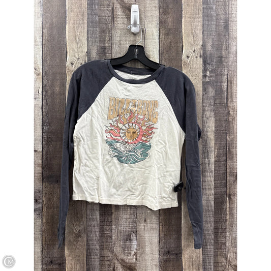 Top Long Sleeve By Billabong In Multi-colored, Size: M
