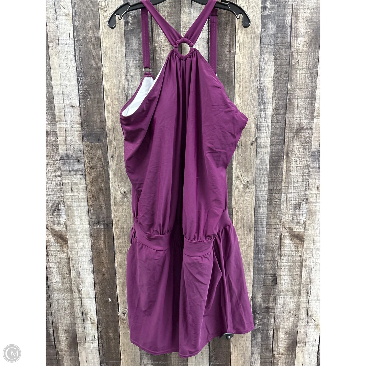 Swimsuit By Bloomchic In Maroon, Size: 4x