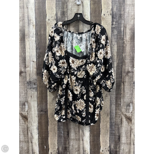 Top 2pc 3/4 Sleeve By Maurices In Multi-colored, Size: 1x