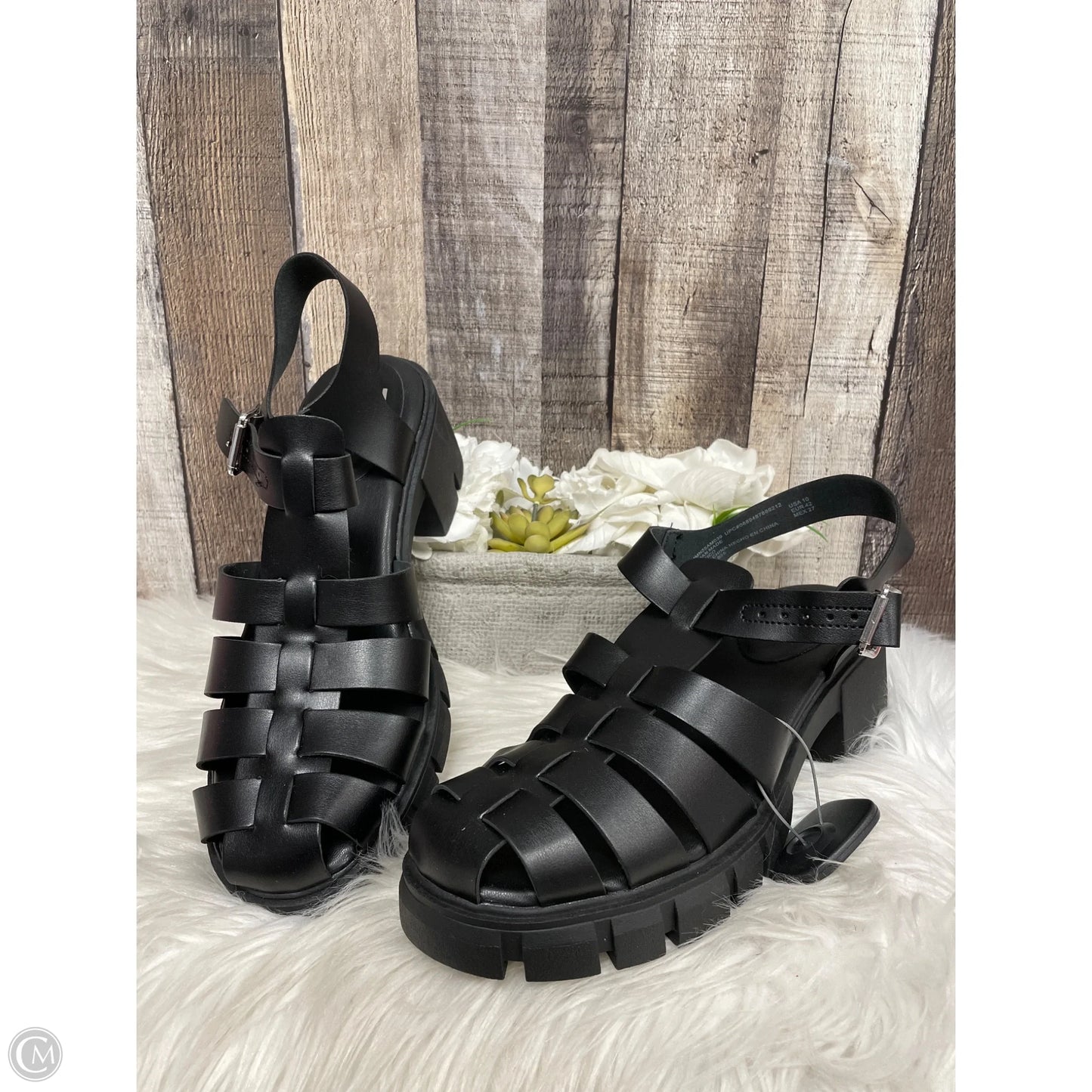 Shoes Heels Platform By Cme In Brown, Size: 10