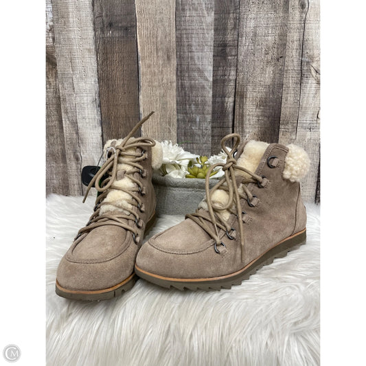 Boots Snow By Sorel In Tan, Size: 8