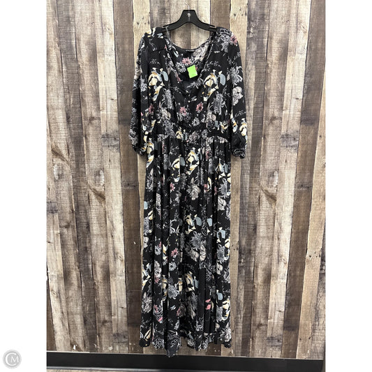 Dress Casual Maxi By City Chic In Black, Size: Xl