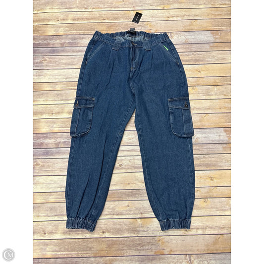 Jeans Straight By Ashley Stewart In Blue Denim, Size: 14