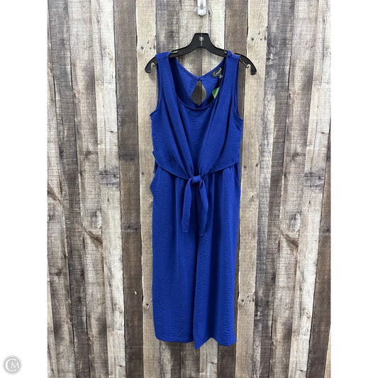 Jumpsuit By Cme In Blue, Size: 10p