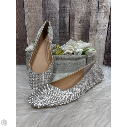 Shoes Flats By Inc In Silver, Size: 6