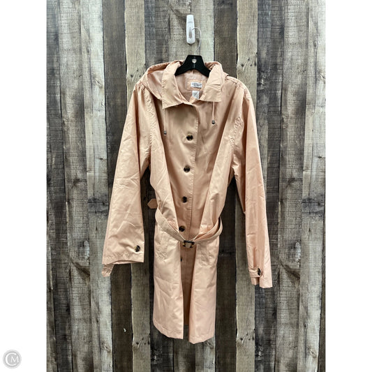 Jacket Windbreaker By Capelli In Beige, Size: Xl