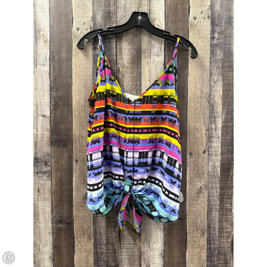 Top Sleeveless By Cme In Multi-colored, Size: M