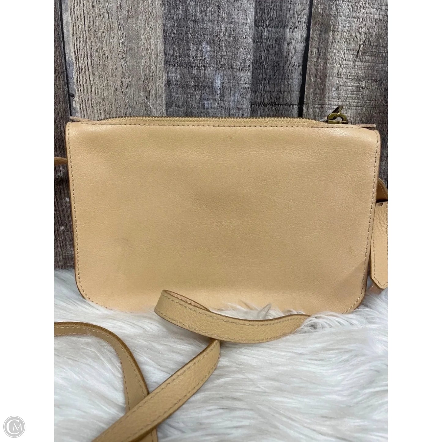 Crossbody Leather By Madewell, Size: Medium