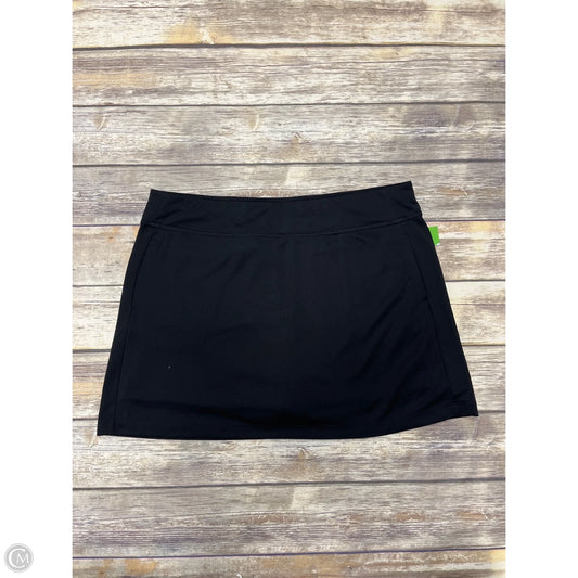 Athletic Skort By Cme In Black, Size: Xxl