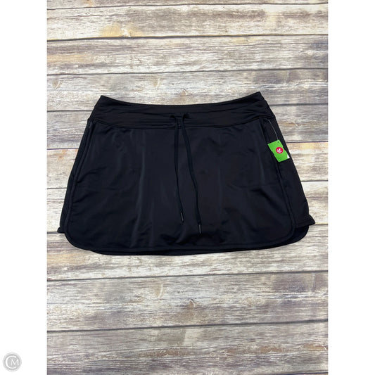 Athletic Skort By Love & Sports In Black, Size: Xxl