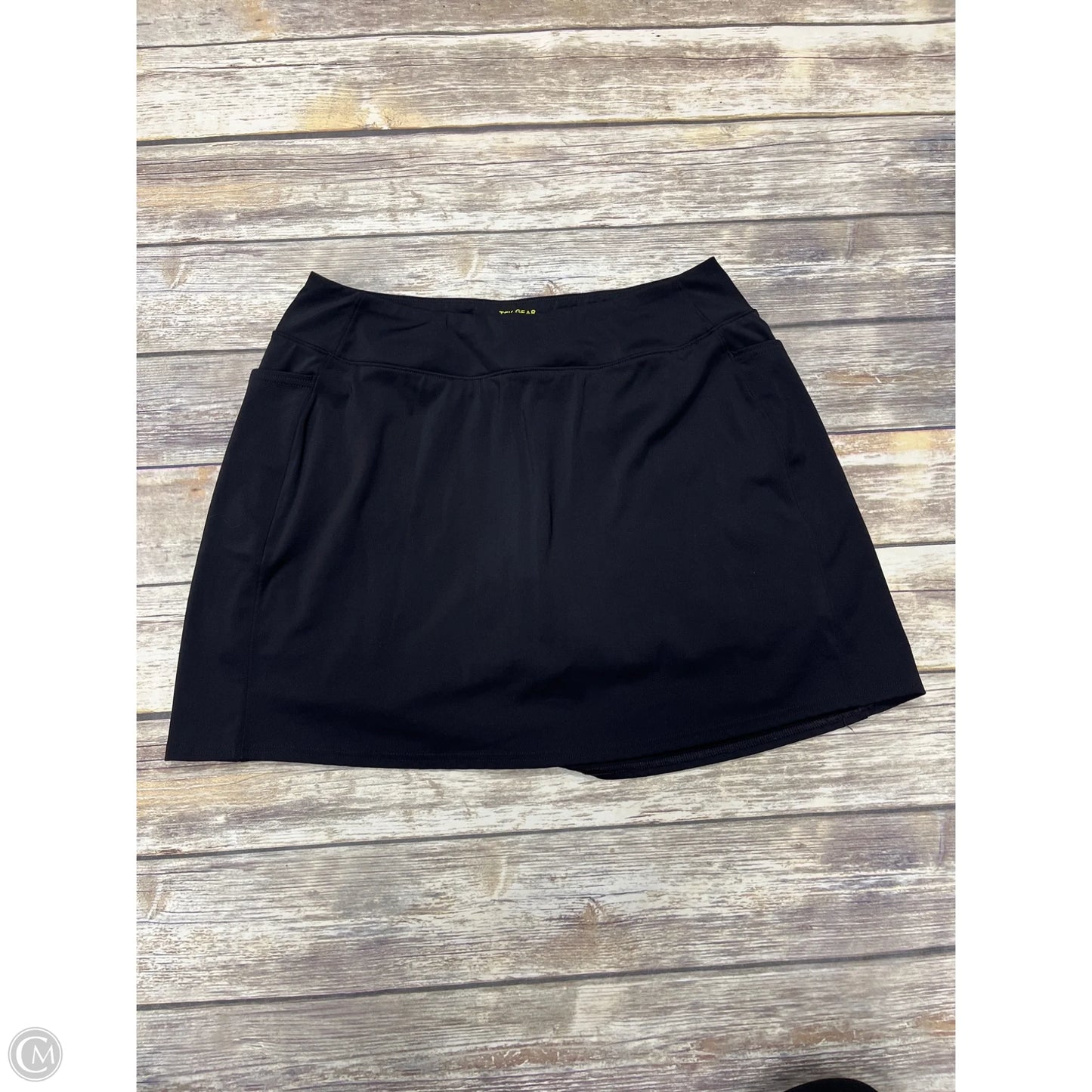 Athletic Skort By Tek Gear In Black, Size: Xl