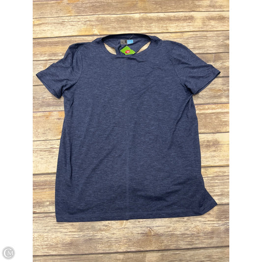 Athletic Top Short Sleeve By Pga Tour In Blue, Size: M