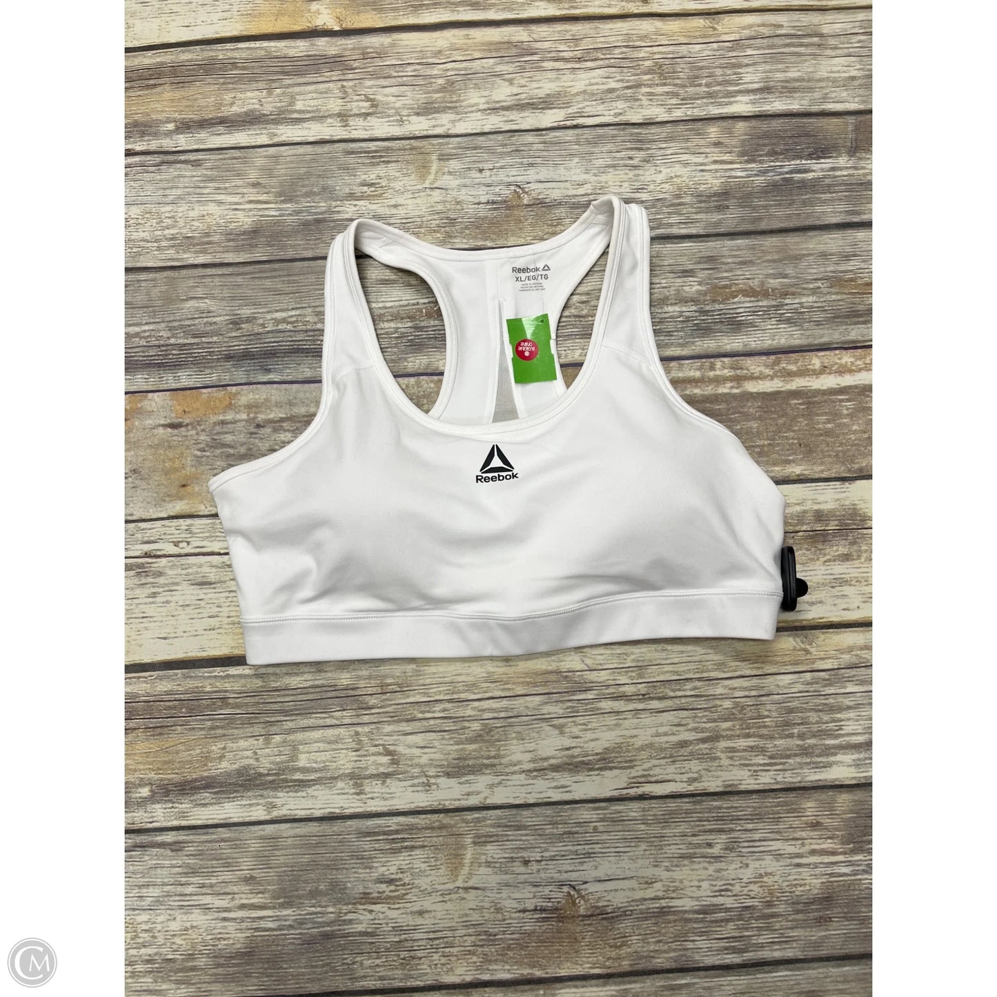 Athletic Bra By Reebok In White, Size: Xl