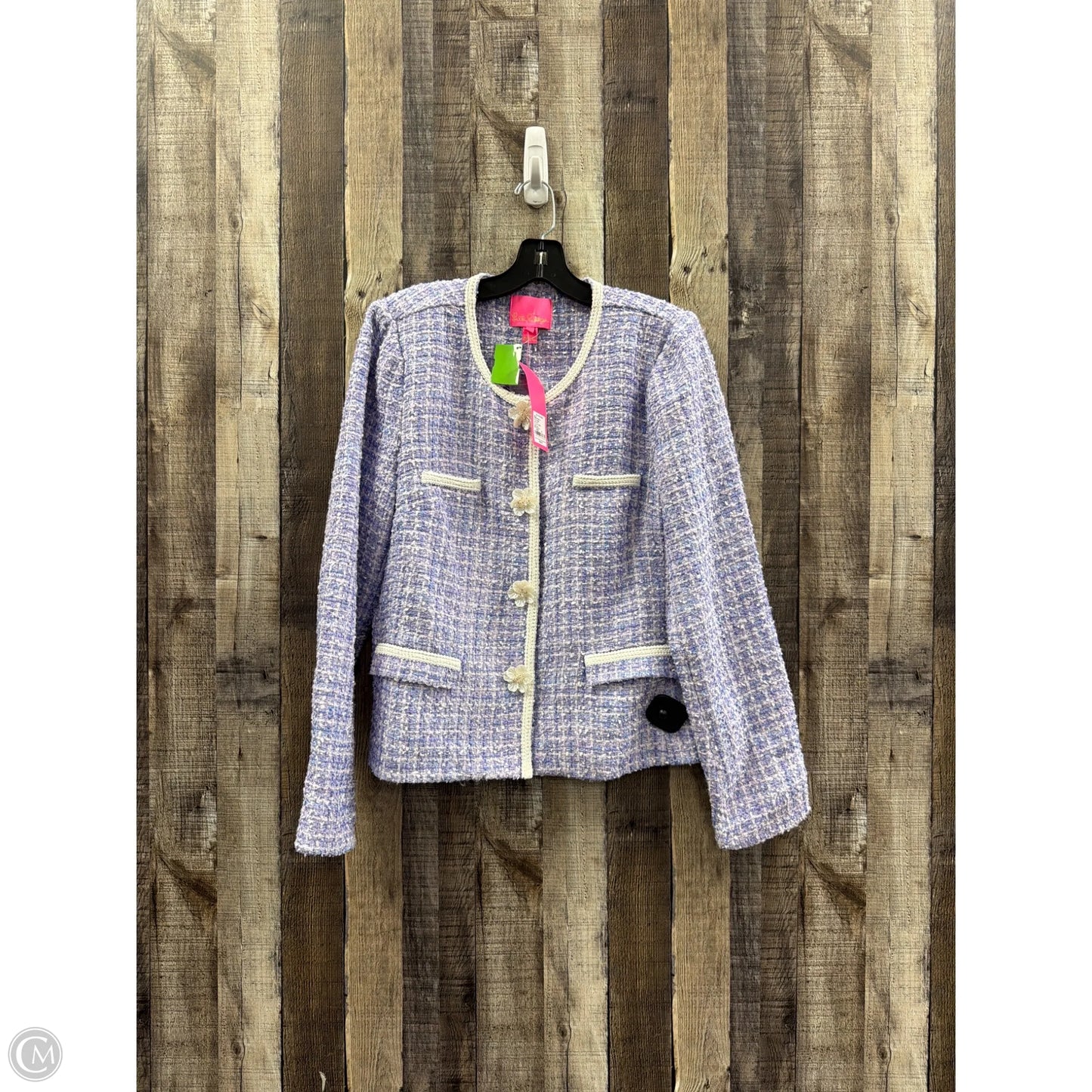 Blazer Designer By Lilly Pulitzer In Purple, Size: M